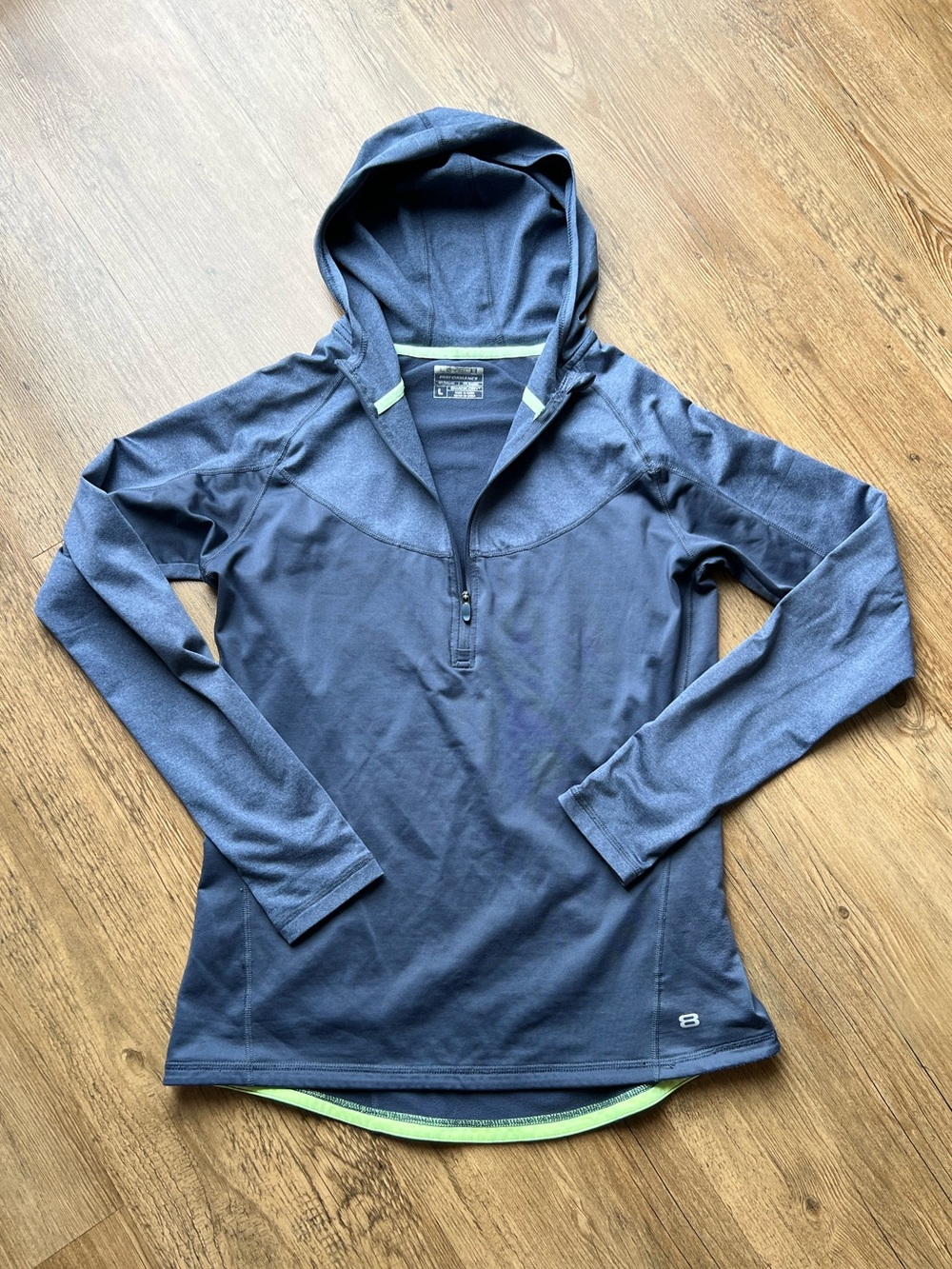 Layer 8 women's half-zip performance hoodie size large